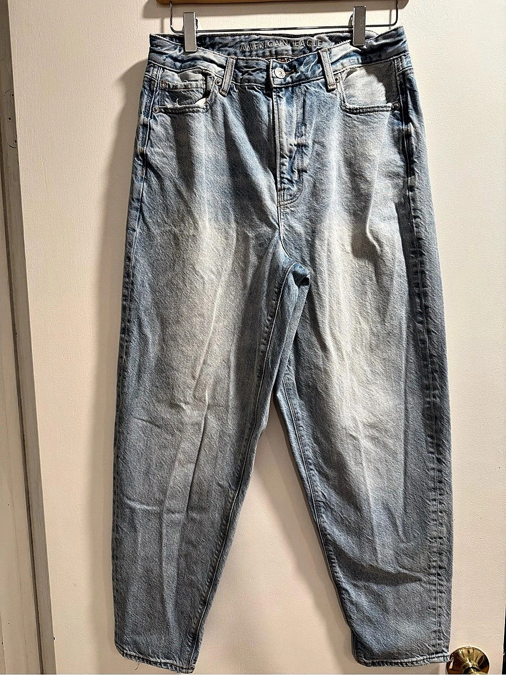 American Eagle AE Balloon Jean Women's Blue Boyfriend Jeans